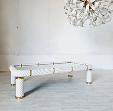 Table basse vintage Tommaso Barbi Hollywood Regency 