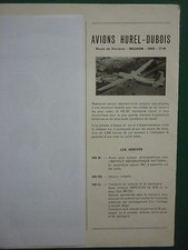 1960'S PUB AVIONS HUREL-DUBOIS