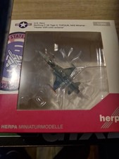 Avion Us Navy F 5e Tiger II Top Gun Miramar Herpa 1/200 Rare ! Edition Limitée 