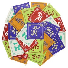 Drapeau de prière Om Mani