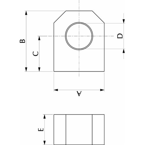 Chape oeil 25x75 pour - à, 30.25x75
