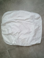 Drap housse de protection ou alèse pour lit 1 personne 90x190 cm blanc en éponge