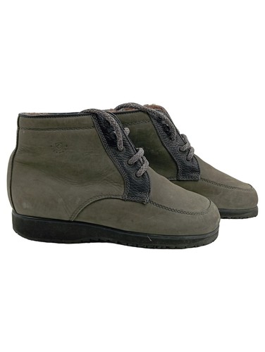 Helvesko bottines femmes gris - bottines,