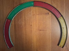 lot  4 rails circuit automobile ancien Jouef pour voitures simca aronde à clef