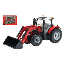 TRATTORE MASSEY FERGUSON 6616 TRACTOR WITH FRONT LOADER 1:32 Britains Mezzi Agri