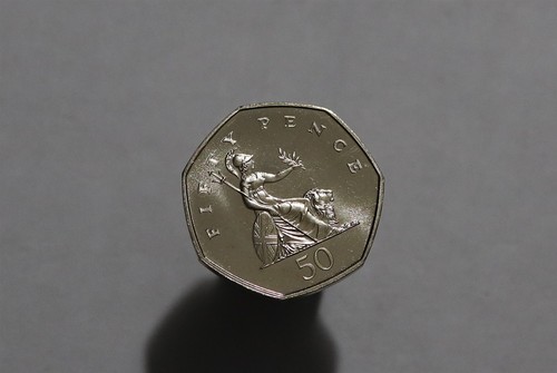 Uk gb 50 pence - 🧭,