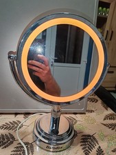 MIROIR GROSSISSANT DOUBLE FACES DE TABLE POUR MAQUILLAGE Babyliss