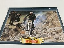 Mick Andrews trial pilote course fiche carte moto passion collection Atlas