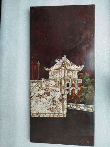 Laque sur panneau thanh ley - laque,