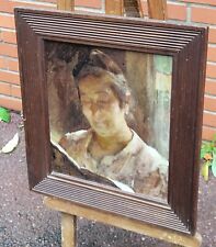 RAOUL CAPDEVIELLE. Portrait Femme Qui Lit.  Peinture huile sur Carton.