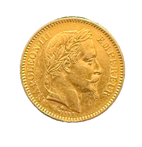 France 1862 gold francs - france,