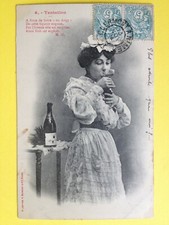 cpa 1900 BERGERET & Cie NANCY Tentation GRAND VIN IVRESSE Andrieux à CHAPEAUROUX