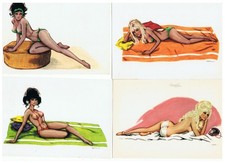 lot de 7 cartes postales de Pin_up