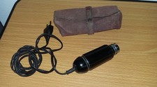 ANCIEN RASOIR PHILISHAVE EN BAKELITE 1940 120 V SAC PHILIPS VINTAGE COLLECTION