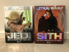 🎅 Très beau lot 2 livres STAR WARS Nathan 2013 JEDI SITH , très bon état 🎅