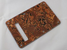 Bronze Coque Effet Trem Plaque Arrière Housse Pour USA FENDER STRATOCASTER