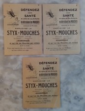 STYX-MOUCHES - IMAGERIE D'ÉPINAL 1303 - 3 EXEMPLAIRES