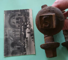 3 VIS DE TRAVERSES DE CHEMIN DE FER RAILS TRAIN  VINTAGE DECO SNCF - CHAMPIGNON