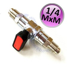 Robinet 1/4'' SAE mâle-mâle pour gaz réfrigérant azote