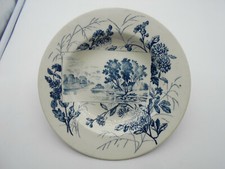 ( 1076 ) ASSIETTE EN FAÏENCE DE LUNÉVILLE KELLER & GUERIN MODÈLE CARTOUCHES 