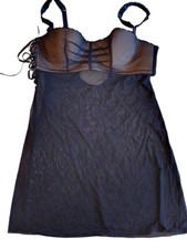 Chantal Thomass rarissime combinette soutien-gorge NOIR magnifique 90C