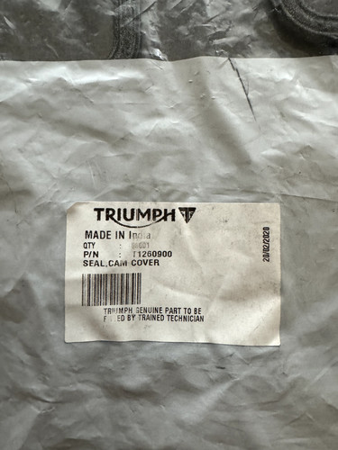 Seal cam cover joint - joint, triumph
