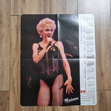Poster Madonna 1989 - Calendrier Vintage, Idéal comme Cadeau