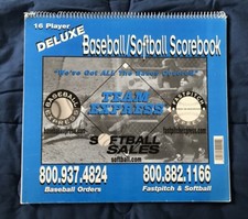 Scorebooks x3 - Line-up books