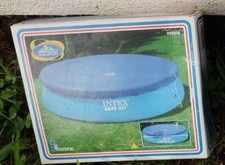 BACHE POUR PISCINE AUTOPORTANTE ronde 305 cm ETAT NEUF marque INTEX Easy Set