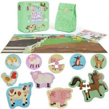 Bébé Puzzle 10 IN 1 Enfants Ferme Éducatif Animaux boppi