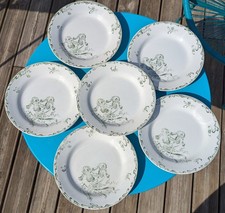 Lot de 6 assiettes plates