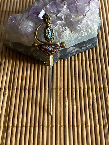 Ancienne broche epingle italie - ancienne,