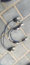 2 petits câbles  : 1 xlr femelle / 3xlr mâle neutrik 