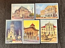 LOT 5 CHROMOS IMAGE VILLES D'EUROPE PUBLICITAIRE BISCOTTES ST LUC COLLECTOR RARE