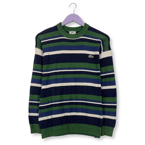 Pull lacoste vert bleu - pull,