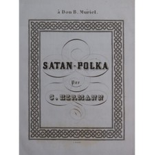 HERMANN G. Satan-Polka Piano XIXe siècle