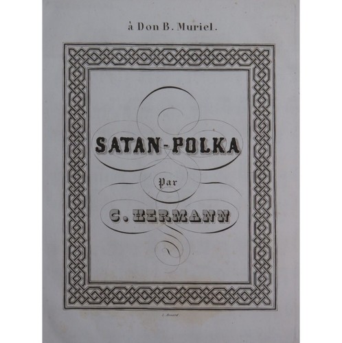 Hermann satan polka piano - hermann, g.