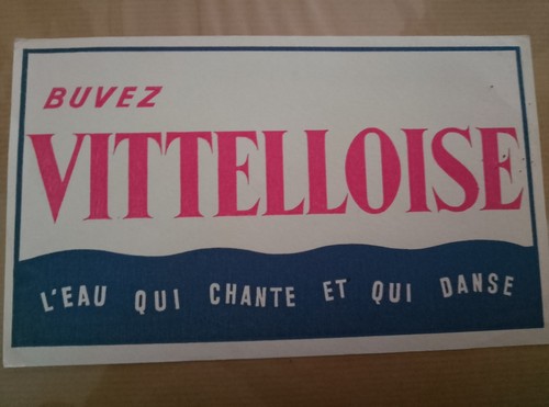 Buvard buvez vittelloise - buvard, l'eau