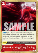 One Piece Card Game ! Gum-Gum King Kong Gatling OP06-018 RARE