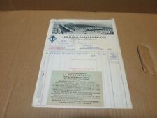 Manufacture de Chaussures facture Fils  Georges Prieur PONT DE L'ARCHE (27) 1938