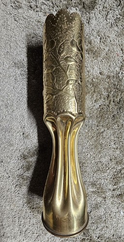 Vase décoré douille obus - décoré,