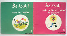 album 1 & 2 apprentissage lecture Lis tout! Juredieu ill Gadet Dizier Magnard 70