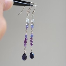 boucles d'oreilles en pierre