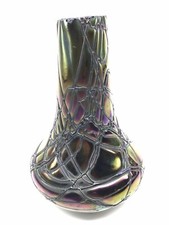 ancien vase de couleur irisés