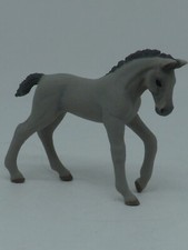 FIGURINE PVC SCHLEICH CHEVAL POULAIN PONEY GRIS BLANC