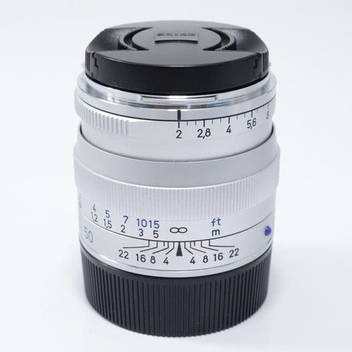 Zeiss planar 50 zm - zm, argent