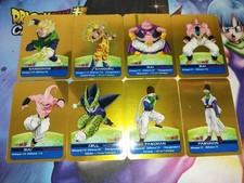 Lot 8 Cartes Lamincards Gold Dragon Ball Z part 2 Or cards set Edibas FR