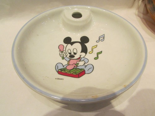 Ancienne assiette bébé - assiette,
