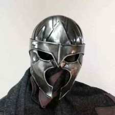 Casque De Chevalier En Acier Médiéval Costume 18 Gage LARP SCA Armure Cadeau