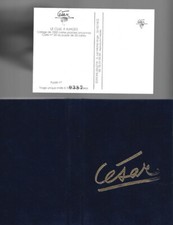 RARE EO SIGNÉE & LIMITÉE N° + CÉSAR BALDACCINI dit CÉSAR PUZZLE LE CUBE À IMAGES